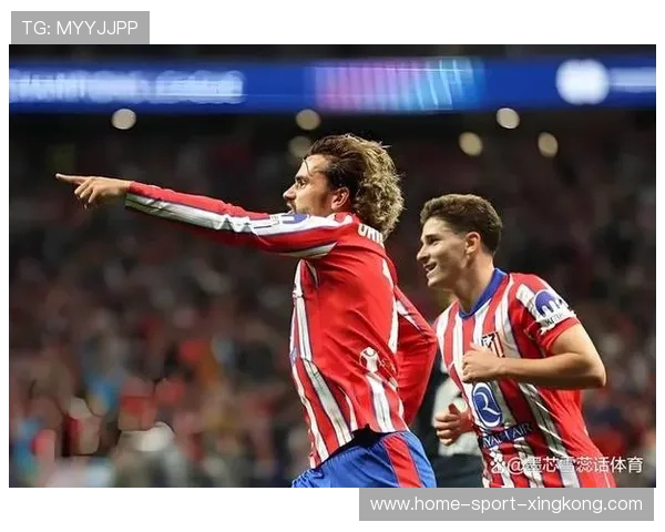 格列兹曼背身停球转射,马竞精彩一刻